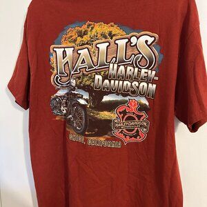 Vintage Chico CA Harley Davidson Large T Shirt